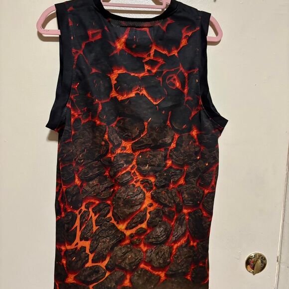 Lost Lands Lava Basketball Jersey size: Large - Picture 2 of 3